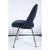 Navy Blue Saarinen Executive Armless Chairs in Navy Velvet For Sale - Image 8 of 9