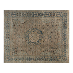 Fine Antique Persian Tabriz Handmade Wool Rug
