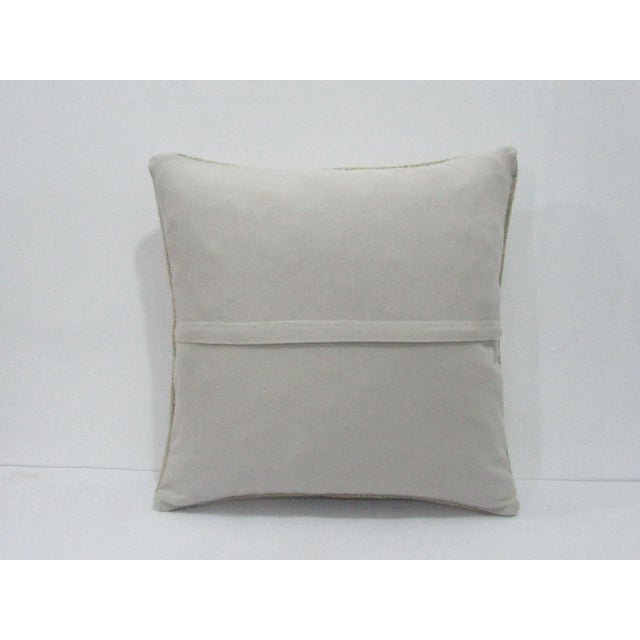 Mid-Century Modern Faded Turkish Pillow Cover For Sale - Image 3 of 4