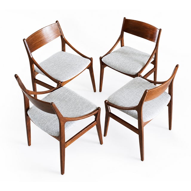 Dining Room Chairs by H. Vestervig Eriksen Tromborg, Denmark, Set of 4 For Sale - Image 5 of 14
