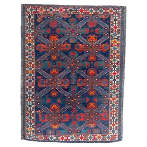 Antque Caucasian Guwwan Kouba Rug
