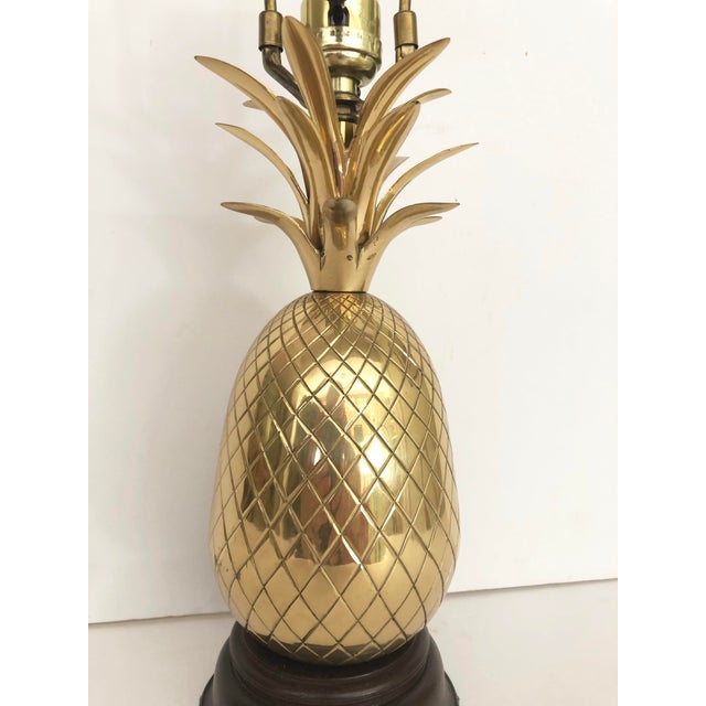 Vintage Heyward House Brass Pineapple Lamp Chairish