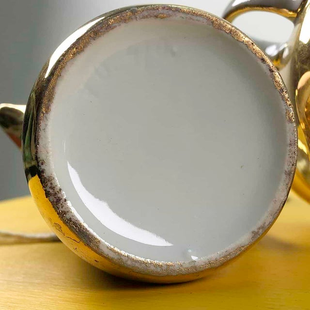 Viennese Porcelain Service with Golden Decorations, Set of 6 For Sale - Image 16 of 17