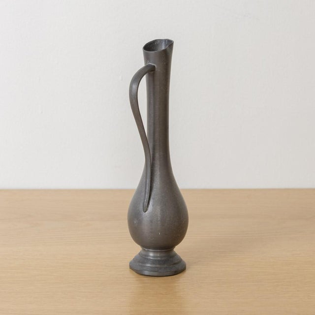 1930s 1930s French Pewter Bud Vase For Sale - Image 5 of 9
