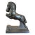 Vintage Bronze Horse Bookend by Dodge Inc For Sale