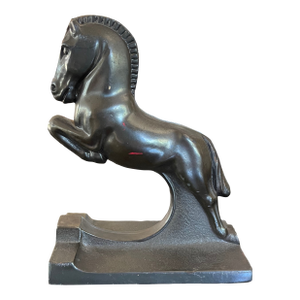 Vintage Bronze Horse Bookend by Dodge Inc