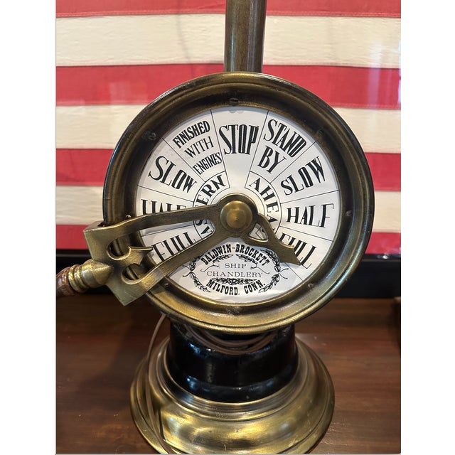 Baldwin-Brockett Shep Chandlery Milford, Connecticut Lamp For Sale - Image 6 of 6