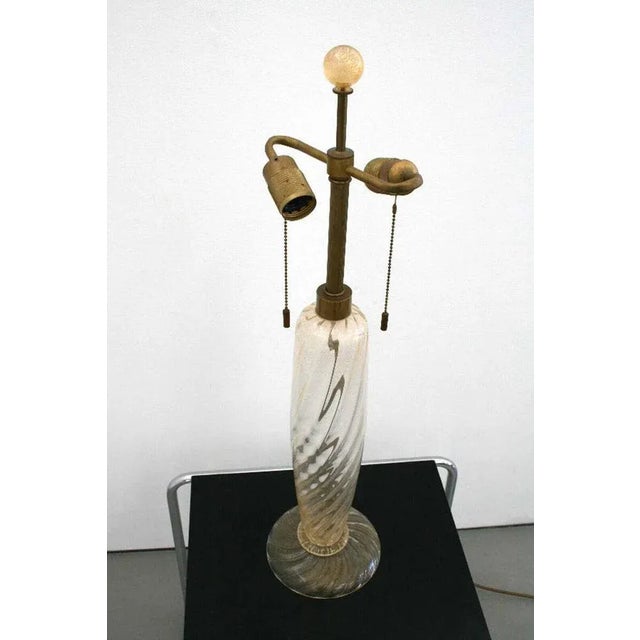 Murano Glass Table Lamp from Barovier & Toso, Italy, 1960s For Sale - Image 7 of 9