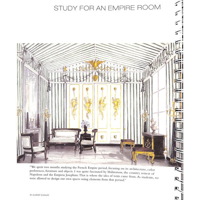 "Drawings and the Design Process - Albert Hadley" 2004 Hadley, Albert (Inscribed) For Sale - Image 14 of 17