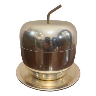 Apple-Shaped Ice Bucket by Ettore Sottsass for Rinnovel, 1950s For Sale