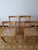 Vintage Chairs in Cane and Wood, 1970, Set of 4 For Sale - Image 4 of 7