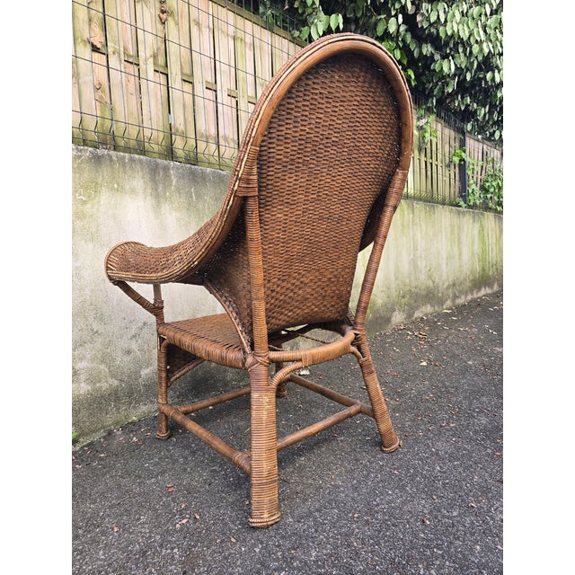 Arts & Crafts Chair in Wicker and Rattan from Dryad & Co, 1910 For Sale - Image 4 of 18