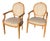 Faux Bois Fauteuils Arm Chairs - A Pair of -A For Sale