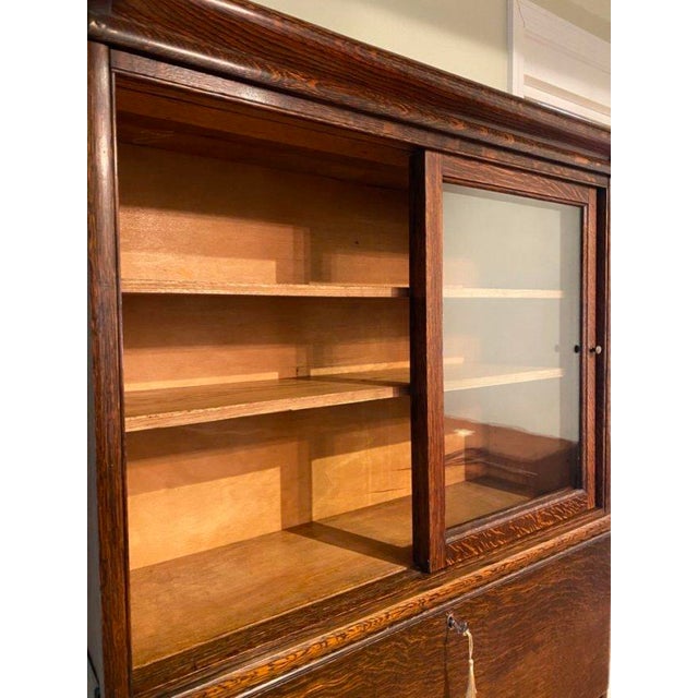 Antique Globe Wernicke Barrister Bookcase Desk Chairish