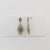 Turquoise Cabochon and White Diamond Dangle Earrings in 18K Yellow Gold - A Pair For Sale - Image 4 of 5