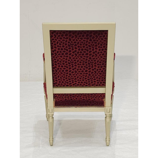 Early 21st Century Louis XVI Armchair, 2010s For Sale - Image 5 of 8