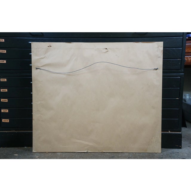 Antique Louise Howland King Signed Birthplace of George Washington Etching 30" For Sale - Image 4 of 11