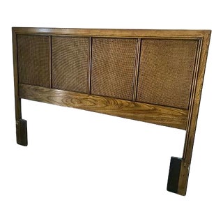 1970s Dixie Queen Rattan Headboard For Sale