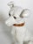 1970s White Glazed Ceramic Dog Sculpture, France, 1970s For Sale - Image 5 of 16