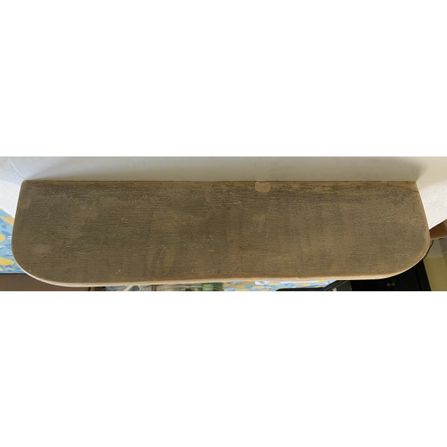 Stone Late 20th Century Stone Wall Bracket / Shelf Floating Signed For Sale - Image 7 of 13