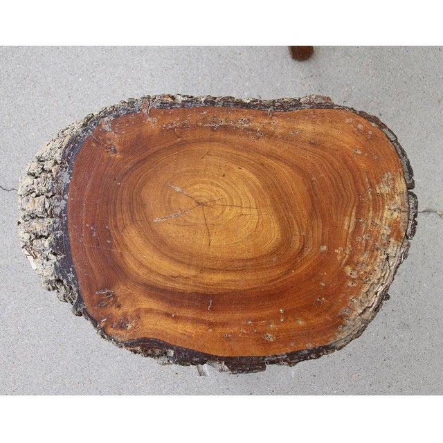 Mid 20th Century Set of Live Edge Side Tables For Sale - Image 5 of 11
