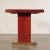 Table in Stained Wood, Brass and Cloth, 1980s For Sale - Image 9 of 10