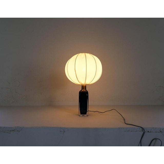 Mid-Century Modern Table Lamp attributed to Carl Fagerlund for Orrefors, Sweden Rd 1406, 1960s For Sale - Image 11 of 14