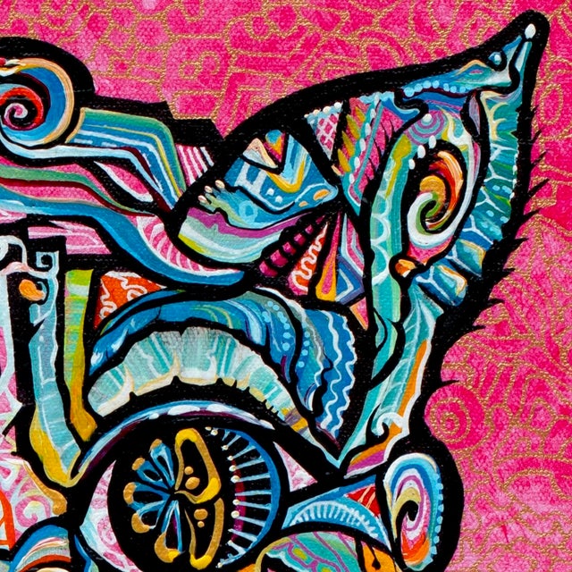 This is a one-of-a-kind original abstract painting by San Diego artist, Alexander Arshansky. Its dimensions are...