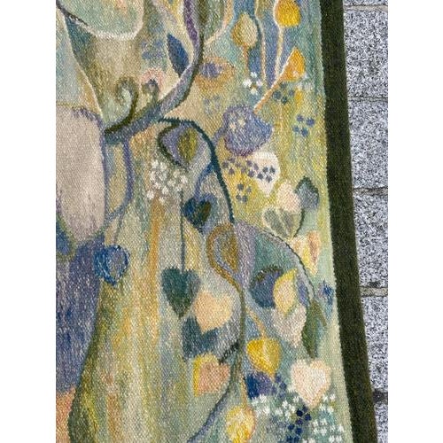 Textile Vintage Handwoven Polish Tapestry, 1970s For Sale - Image 7 of 18