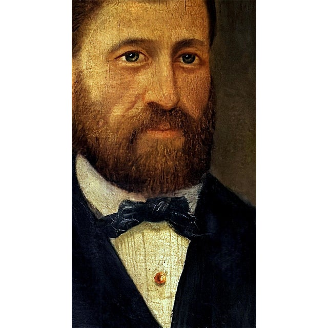 Late 19th Century French Academic Portrait of an Elegant Gentleman, Oil on Canvas For Sale - Image 11 of 18