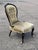 Victorian Chair with White Porcelain Castors For Sale - Image 10 of 11