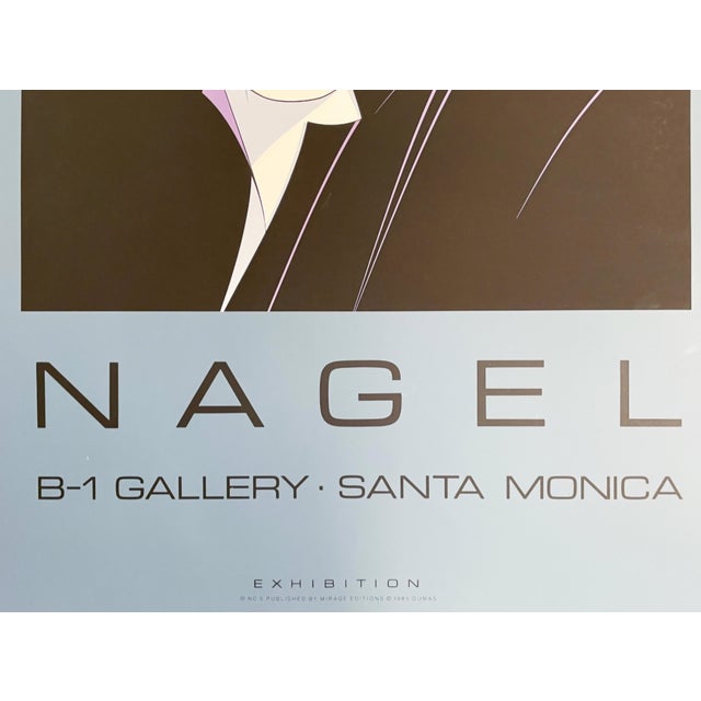 Patrick Nagel “Exhibition” Nc 5 Serigraph – Published by Mirage Editions, 1985, From the Collection of Lisah Runninghorse For Sale - Image 4 of 4