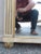 1940s Neoclassical Style Italian Painted Mirror For Sale - Image 5 of 9