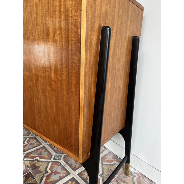 Black Sideboard by Alfred Hendrickx for Belform, 1950s For Sale - Image 8 of 18