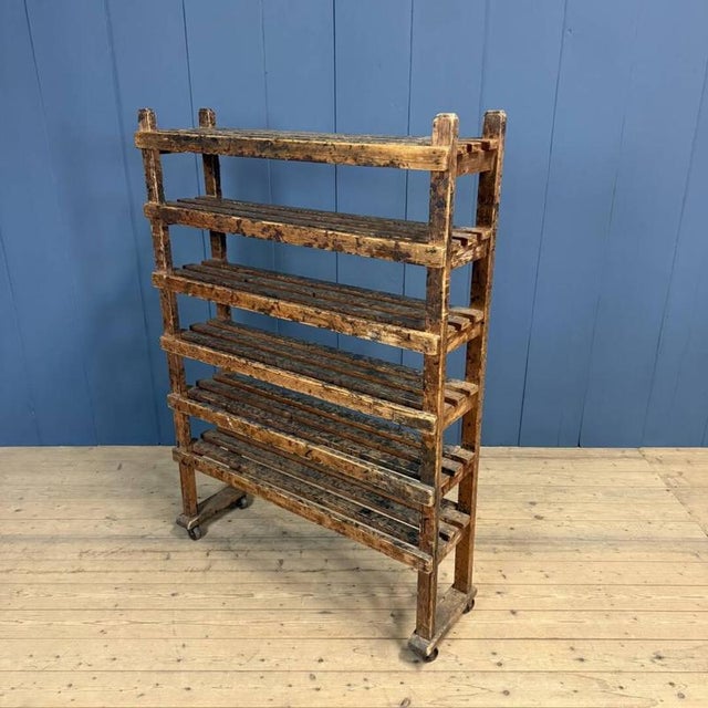 Wooden Shoemaker's Rack, 1920s For Sale - Image 10 of 18