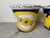 Ceramic Vintage Italian Tuscan Hand-Painted Terracotta Glazed Planters – A Pair For Sale - Image 7 of 12