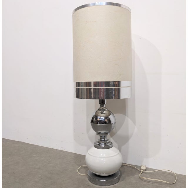 Large Vintage Table Lamp from Delmas, 1970s For Sale - Image 3 of 6