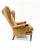 English 1960s Honey Mohair Wing Armchair For Sale - Image 3 of 8