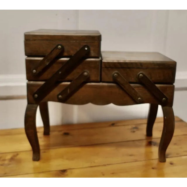 French Art Deco Metamorphic Concertina Work or Sewing Box, 1930s For Sale - Image 9 of 9