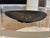 Antique English Chinoiserie Black Papier-Maché Scalloped Edge Pedestal Dish / Decorative Wall Plate For Sale - Image 12 of 17