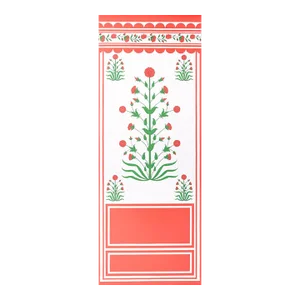 Sample - Schumacher x Marie-Anne Oudejans Royal Poppy Panel A in Red