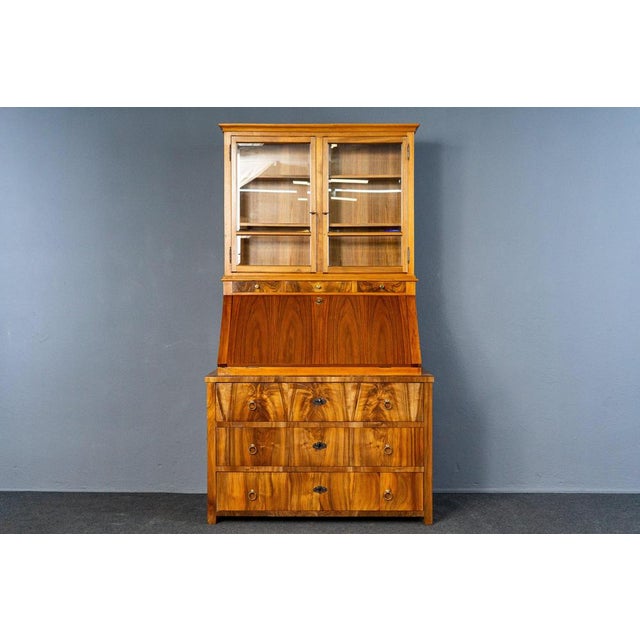 Vintage Secretary Display Cabinet For Sale - Image 6 of 18