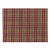 Water & Stain Resistant Reversible Woven Red Green Beige Tartan Plaid Upholstery Drapery Fabric For Sale