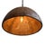 Vintage iron pendant light crafted from a hand-forged bowl from early–mid 20th century India. Such vessels were...