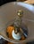 Mid 20th Century Mid 20th Century Alabaster Table Lamp With Custom Shade For Sale - Image 5 of 6