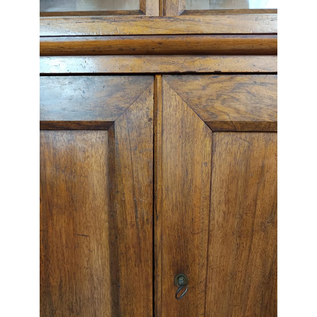 Antique Bookcase in Walnut For Sale - Image 12 of 18