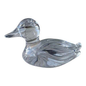 Vintage Crystal Duck by Germany Princess House