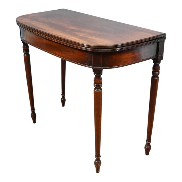 William IV Card Table in Mahogany For Sale