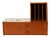 Scandinavian Teak Wall-Mounted Shelf, 1960s For Sale
