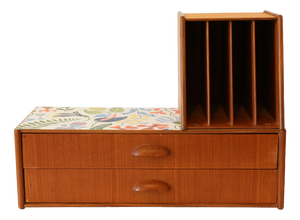 Scandinavian Teak Wall-Mounted Shelf, 1960s